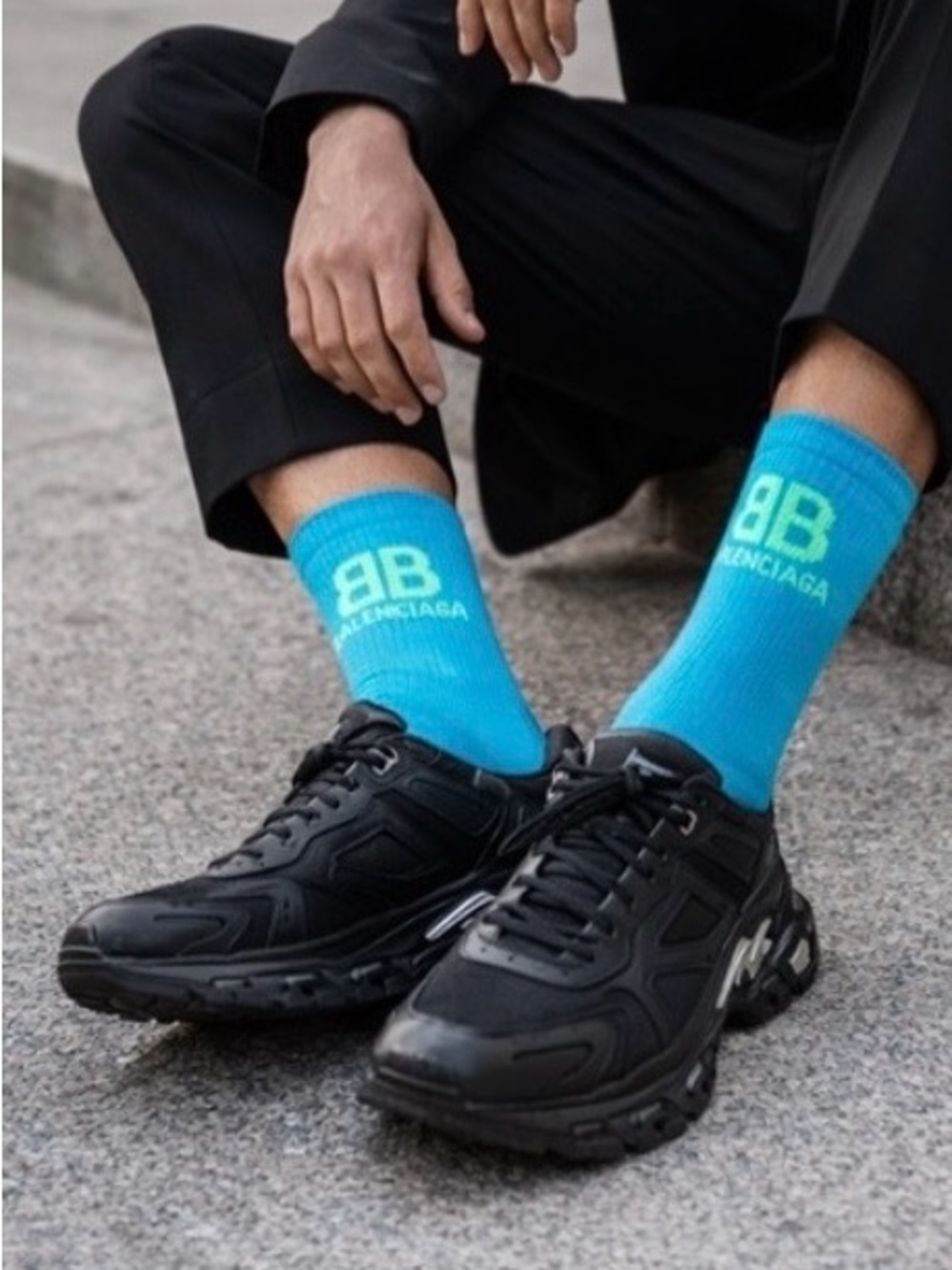 Luxury Balenciaga Crew Socks